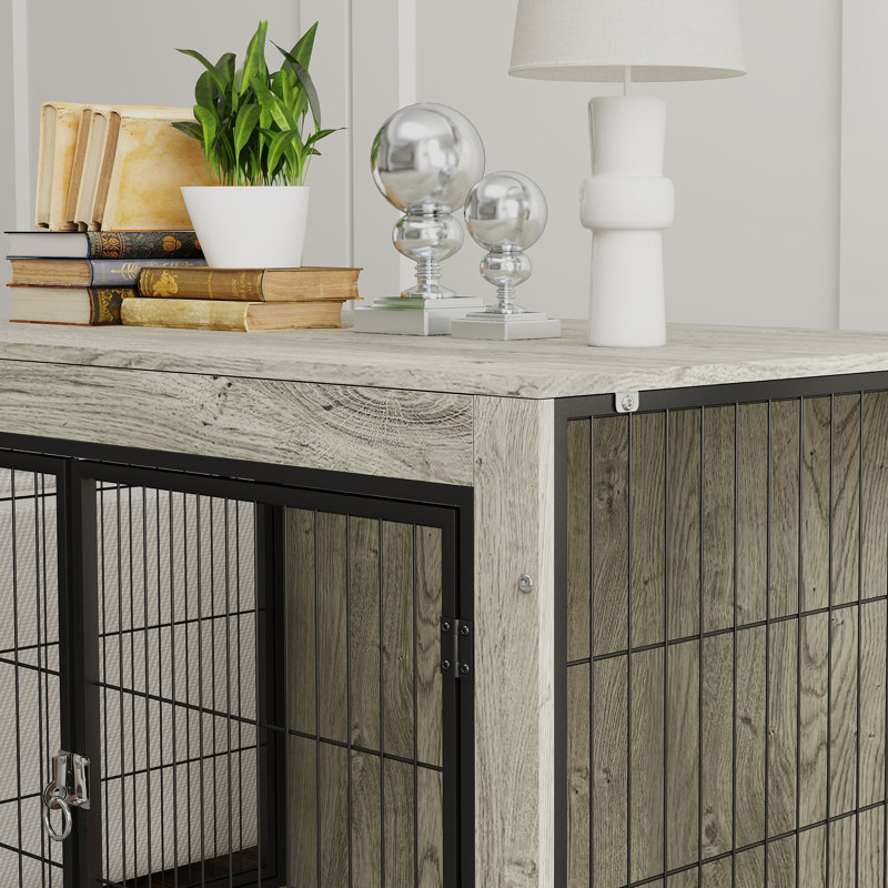 Furniture Style Crate with 3 Doors