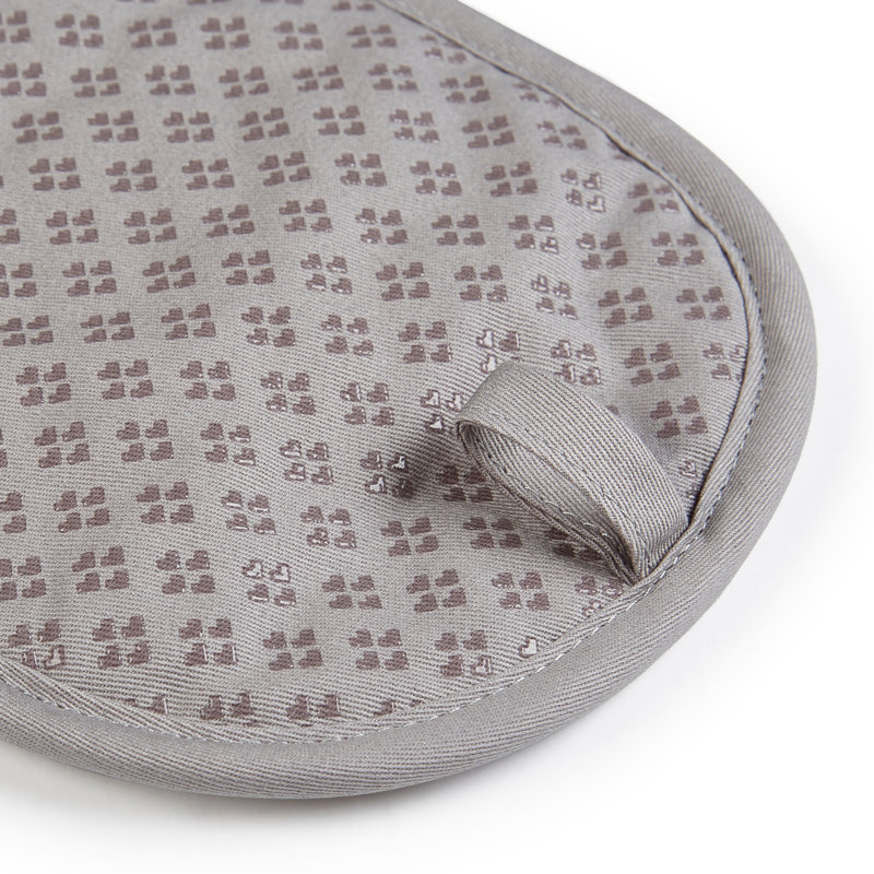 KitchenAid Asteroid Solid Diamond Potholder, Light Gray, 6.5" W x 10" L