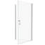 Porte de douche pivotante polie universelle avec verre trempé de 1/4 po - 1 3/8 po réglable, poignée en acier inoxydable # 304, rainure murale, installation facile, test de 36 000 fois, fonction de fuite, pivot lisse, 28-29-122093472