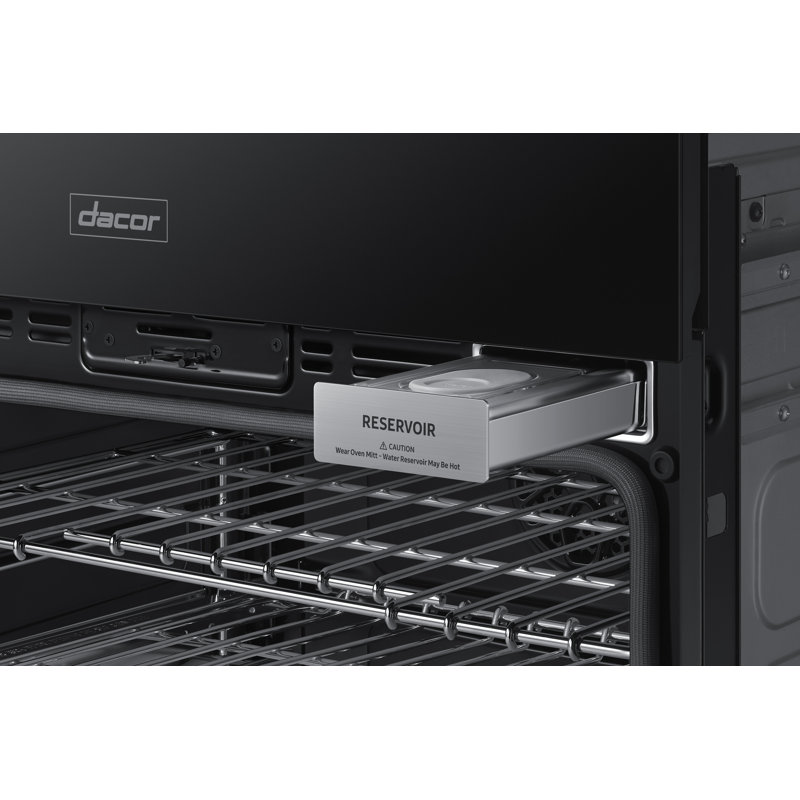 30" Microwave Combination Wall Oven Steam, Contemporary, Silver Stainless