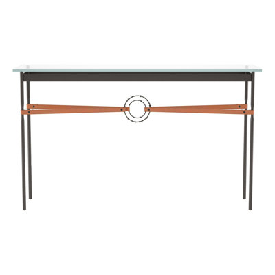 Equus 54" W Glass Top Console Table
