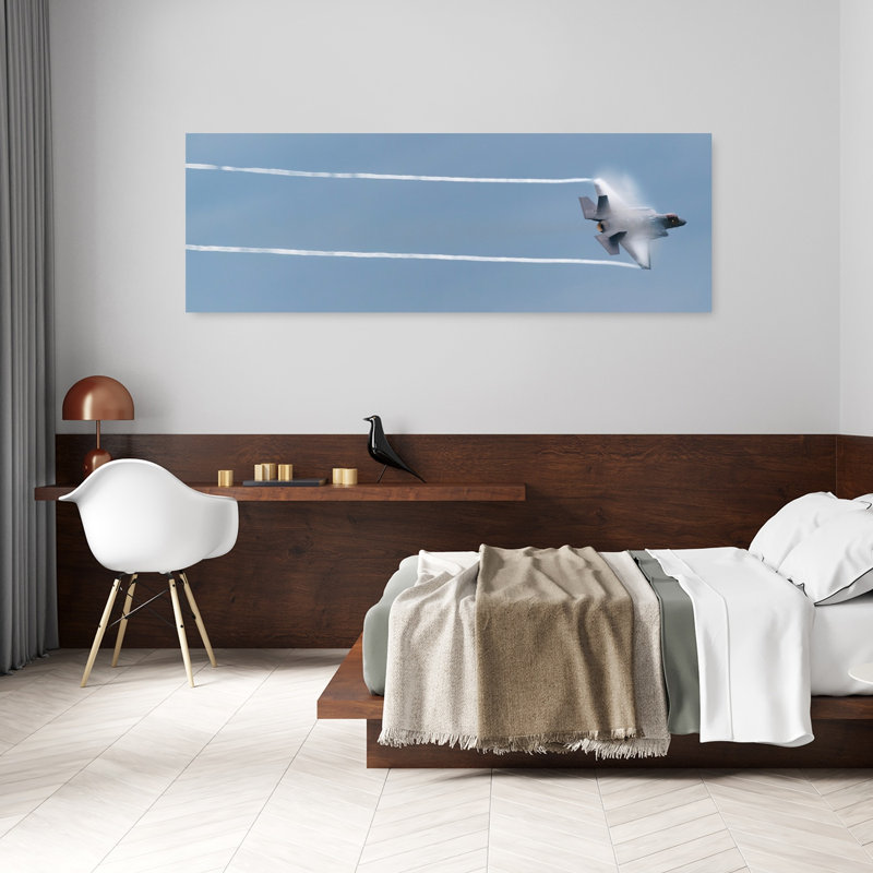 Supersonic Jet Flight by Christian Skilbeck - Wrapped Canvas Panoramic Print, 50.8 cm H x 152.4 cm W
