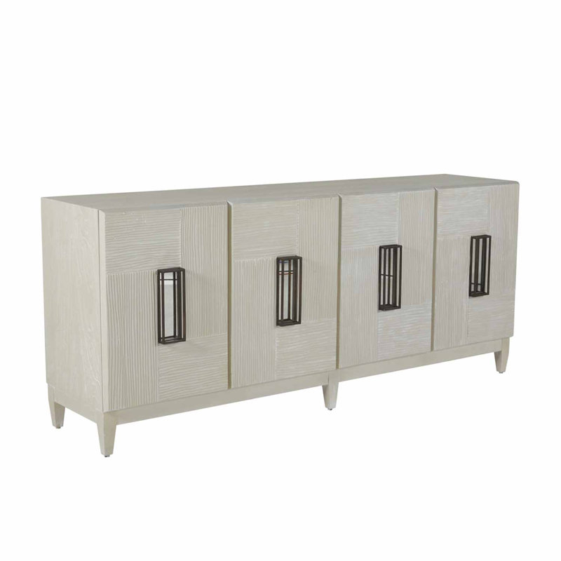 Tilden 80'' Antique Bronze and Mirror Sideboard
