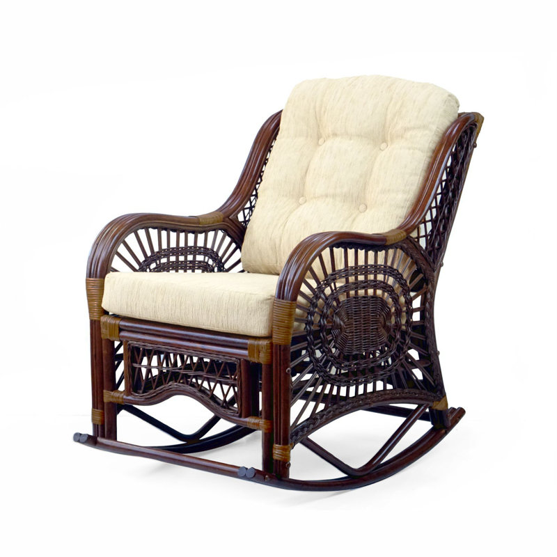 Chaise berçante Schull, Crème