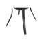 Ensemble de 3 tabourets de bar d'extérieur, chaises de bar en rotin, avec plateau de table en verre, tabourets de bar en osier pour la cour, le jardin, la piscine, le balcon et la terrasse, brun