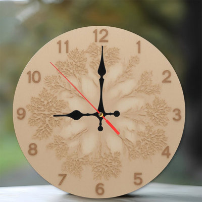 Horloge - Père Noël - Bonhomme de neige - Renne