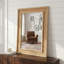 Miroir rectangulaire en bois naturel