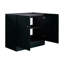 Meuble-lavabo 36 po foncé - Design contemporain avec résistance aux taches et portes à fermeture en douceur aspect moderne et élégant