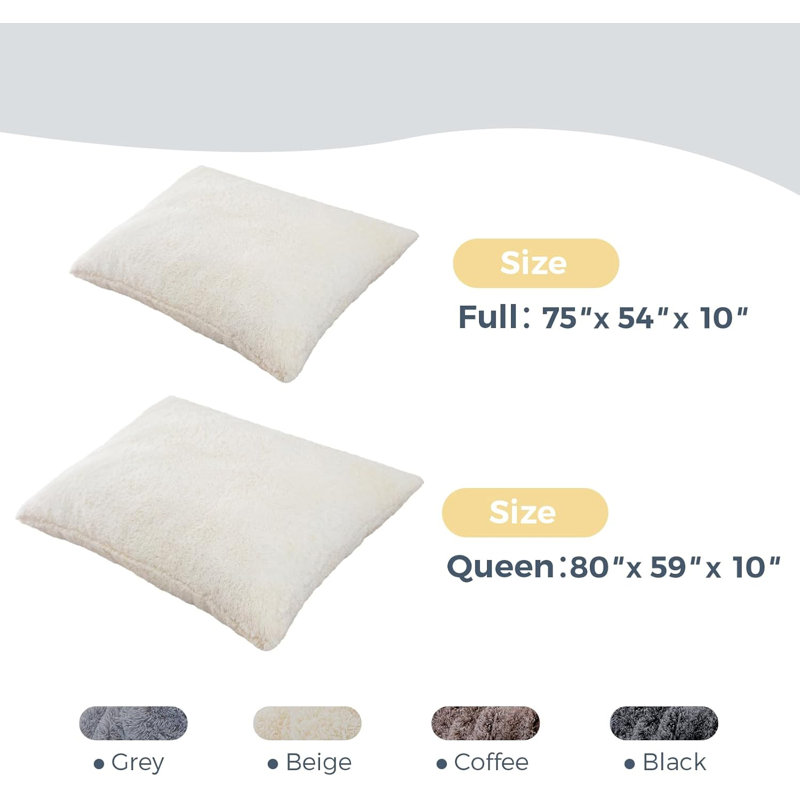 Giant Bean Bag Sofa Bed, White Cotton