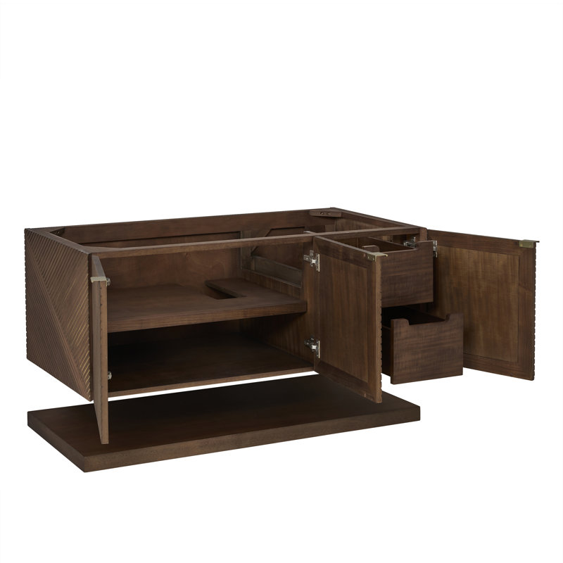 Marcello 48'' Single Bathroom Vanity with Quartz Top, Parisien Bleu Quartz