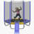 7FT Trampoline for Kids with Safety Enclosure Net, Slide and Ladder-99211433