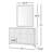 Commode 6 tiroirs avec miroir Schade-944883663