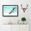 Eagle Bird in the Clouds - Picture Frame Graphic Art Print-56712880-56712884