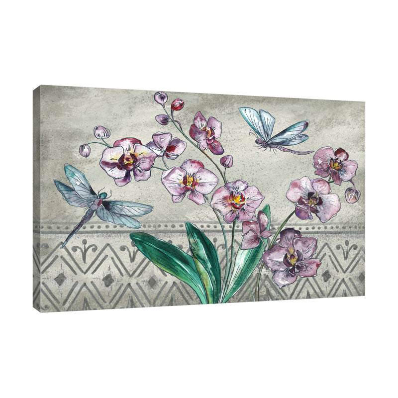 " Boho Orchid " Acrylic Print, 24" H x 36" W x 1.5" D
