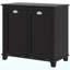 Armoire à linge double inclinable, armoire de rangement pour salle de bain avec panier à 2 compartiments, armoire de plancher moderne pour salle de bain, noir
