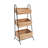 Black Metal Display Stand With 3 Rectangular Crates