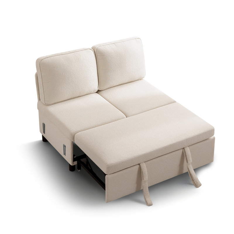 46.4" 2-Seat Module with Pull-Out Bed (Package C), Beige