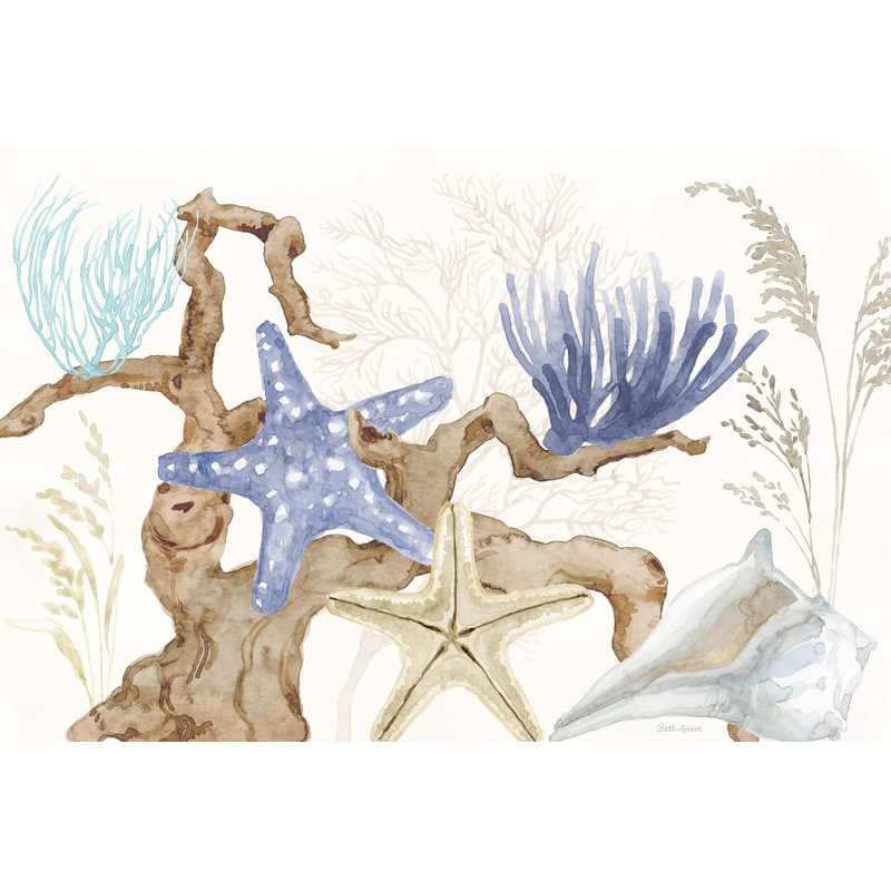 Soft Shores I by Beth Grove - Wrapped Canvas Art Prints, 30cm H x 46cm W x 3.8cm D