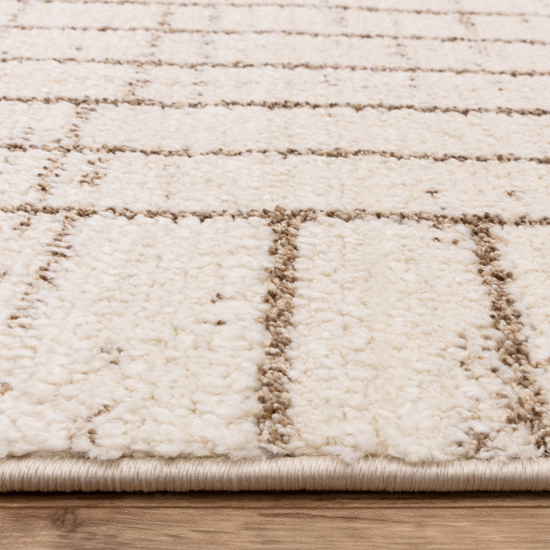 Oslo Geometric Area Rug, Rectangle 120 x 160 cm
