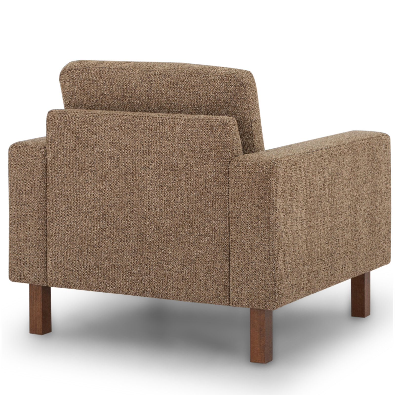 Lobos Oak Armchair, Chocolate Chenille