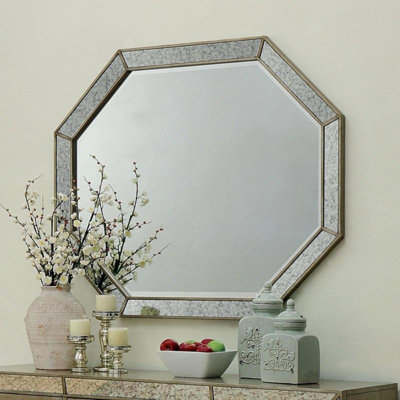 miroir de commode biseauté côtier Heckson
