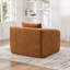 Canapé-lit simple pliable de 40 pouces avec accoudoirs et dossier, matelas convertible en chenille pour petits espaces-382809825