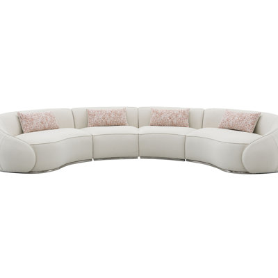 Sahara Sectional Sofa W/4 Pillows