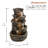 Seville Outdoor Weather Resistant Floor Fountain with Light-3371172