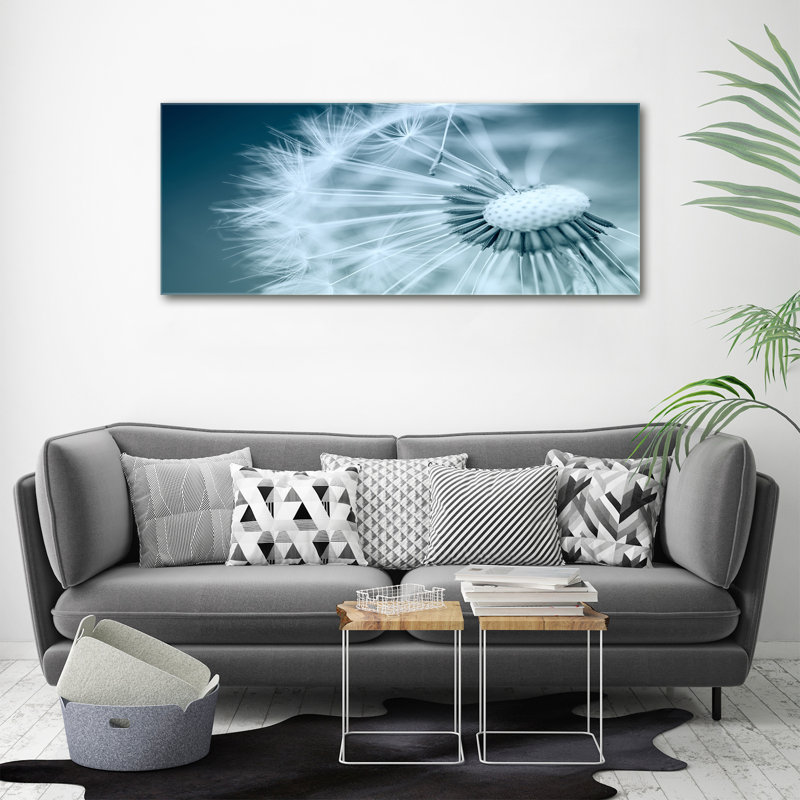 Dandelion - No Frame Print on Glass, Canvas, 50cm H x 125cm W x 2cm D