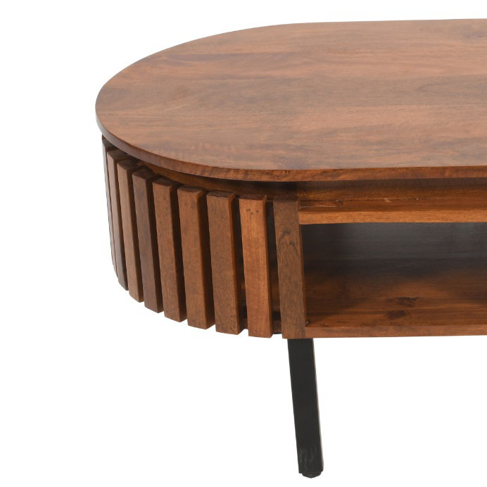Solid Wood Coffee Table with Storage