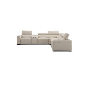 Leion 138" W Reversible Power Reclining Sectional with Storage Console 