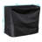 Genevieve Black Solid Firewood Log Rack Cover with PVC Backing - 2'-916150253