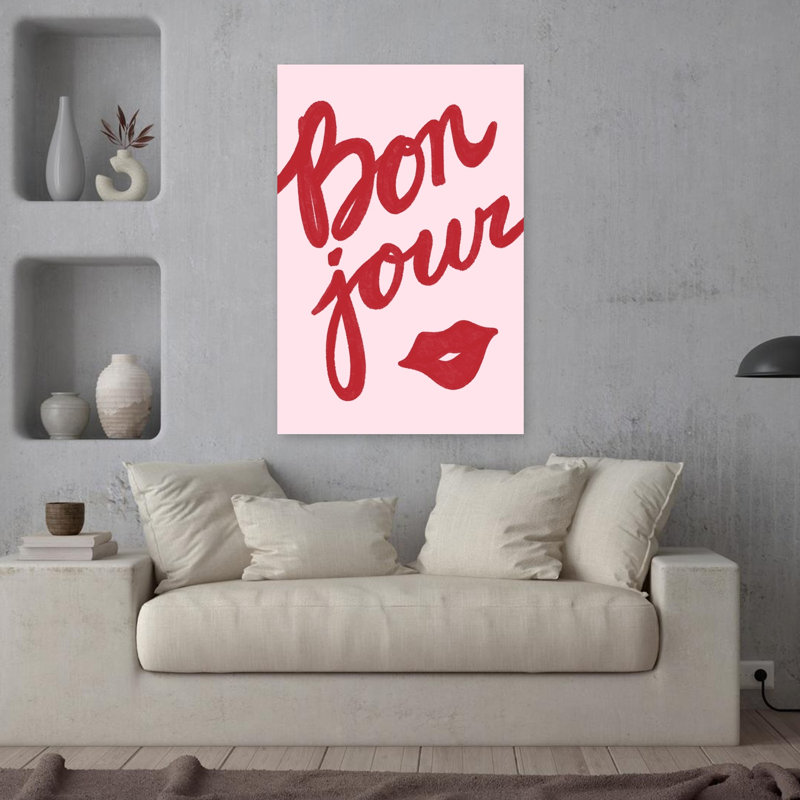 Art contemporain contemporain et ludique, H 36 po x l 24 po