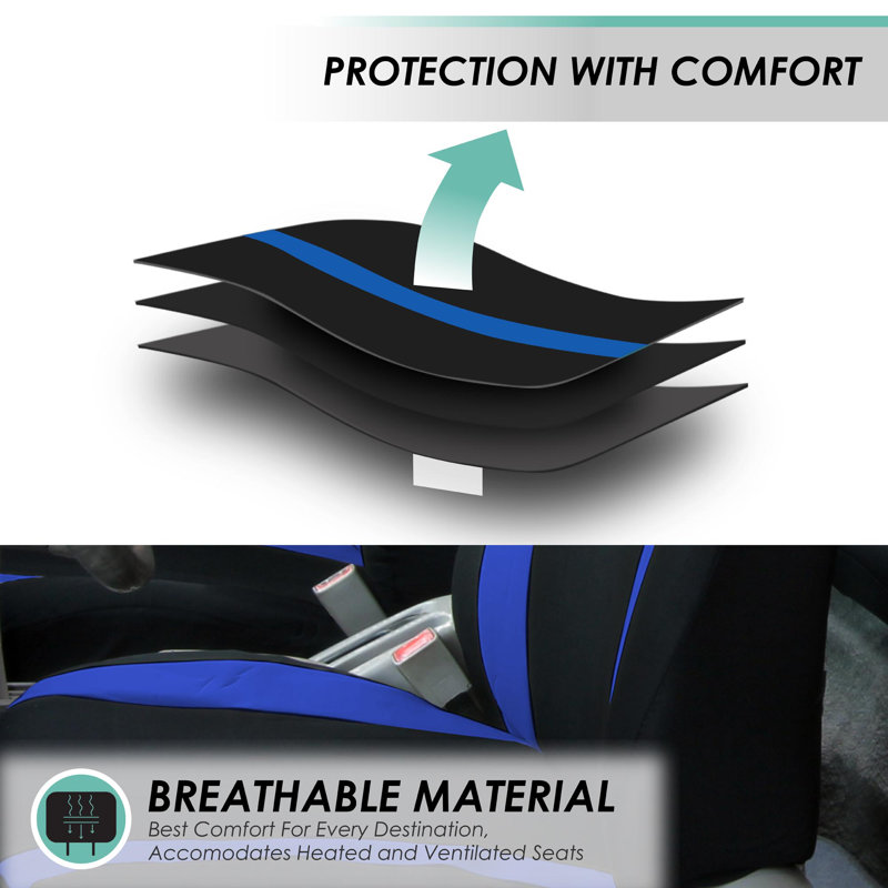 Cosmopolitan Seat Covers Full Set, Blue