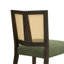 Chaises de salle à manger confortables en bois de rotin de style Mid-Century pour un décor de ferme moderne
