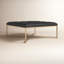 Endall Square Leather Tufted Cocktail Ottoman-772542839