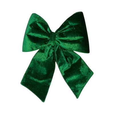 The Holiday Aisle® Plush Velvet Christmas Bow