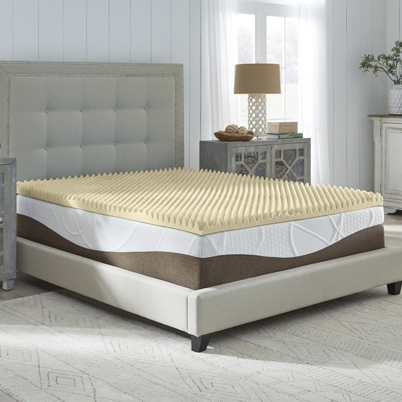 Surmatelas en mousse viscoélastique réversible Slumber Solutions, Double, 3