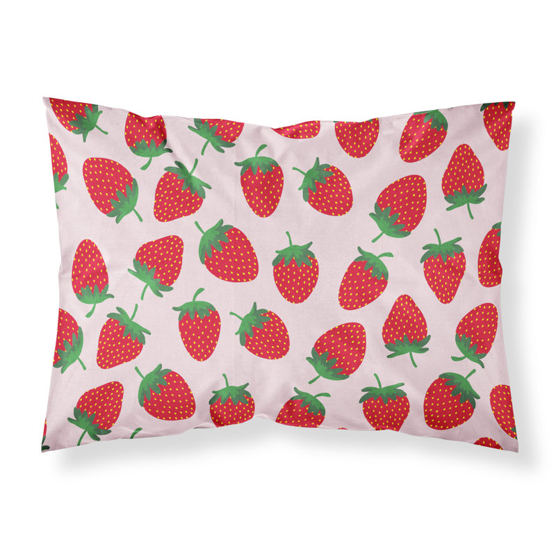 Strawberries Polyester Jersey Knit