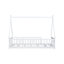 Lit simple en forme de tente avec garde-corps et lattes, blanc-1274486511