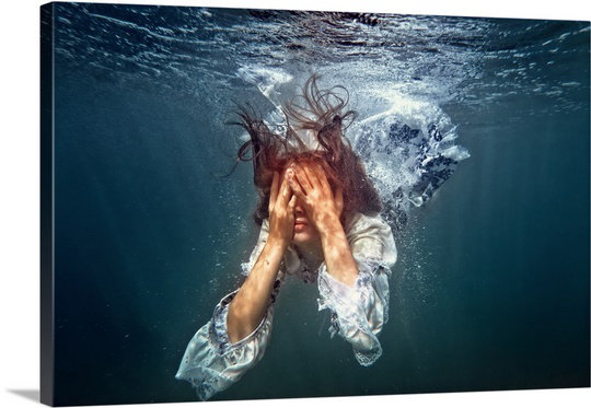 Do Not Cry Alice by Dmitry Laudin Photographic Print on Canvas, 16" H x 24" W x 1.25" D