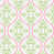 Pink & Green Damask selected