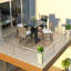 District Outdoor 5 - Piece Bar Height Dining Set with Cushions-184381686