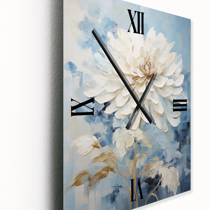 Horloge murale Brioney - Dahlia, Moyen