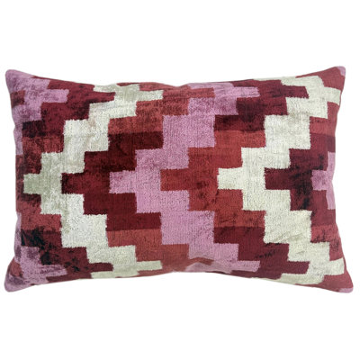 Velvet Lumbar Pillow Cover & Insert