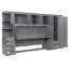 Lit escamotable avec armoire, bureau et bureau-788633400