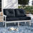 Sarahi POLYWOOD x Sol 72 Traditional Deep Seating Loveseat-1598173737-1598173747