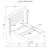 Gray Upholstered Queen Wingback Bed