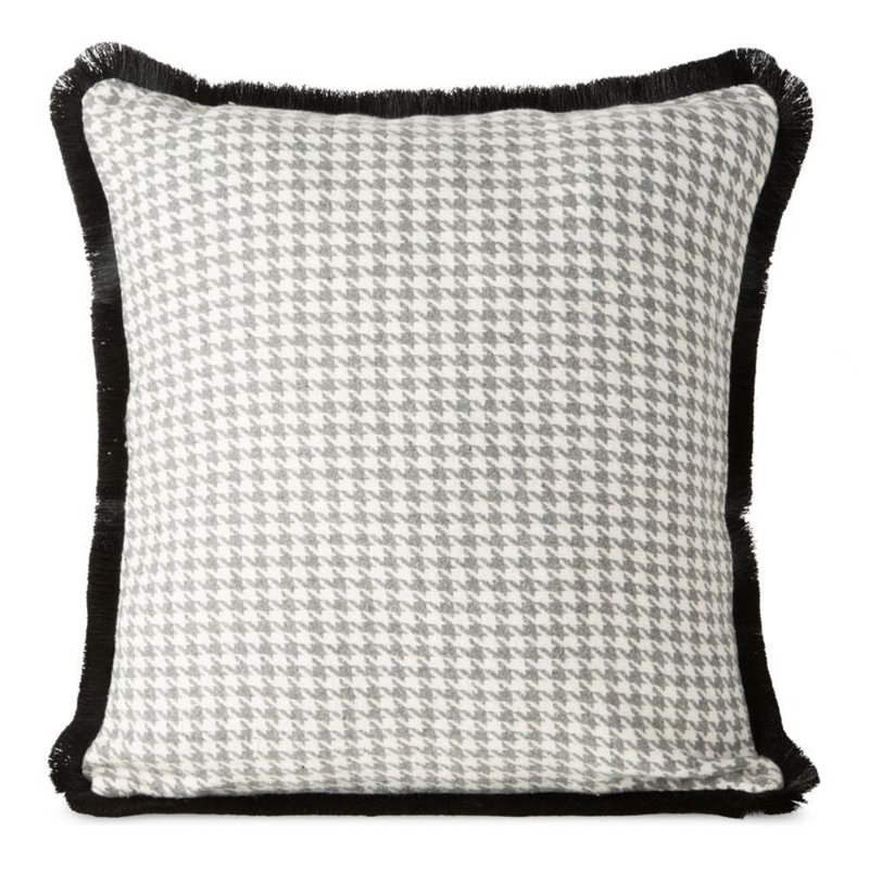 Pepitka Pillowcase, White/Black