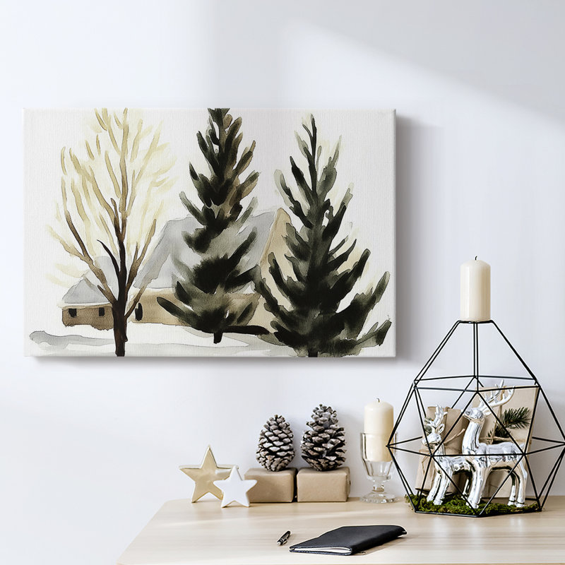 Christmas Holiday Arts - Toile tendue avec châssis, H 16 po x l 24 po